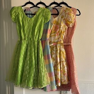 Lot of vintage square dance dresses